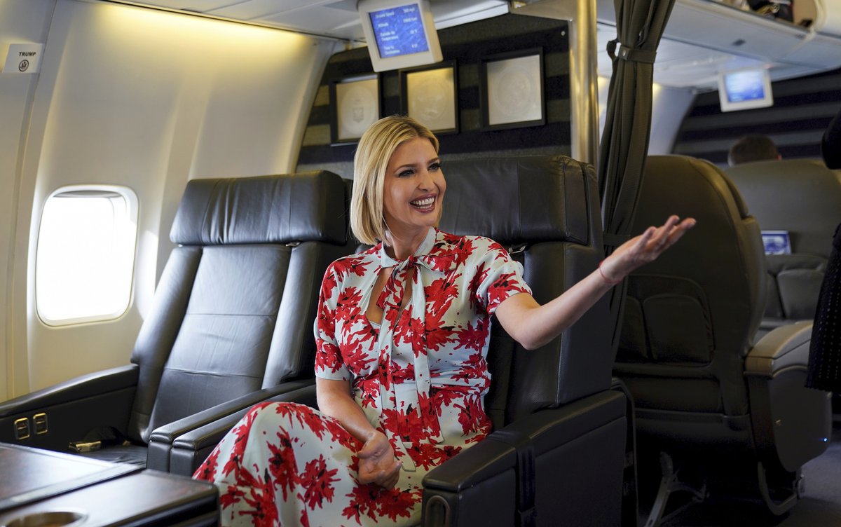 Ivanka Trumpová na zahraniční cestě v Jižní Americe.