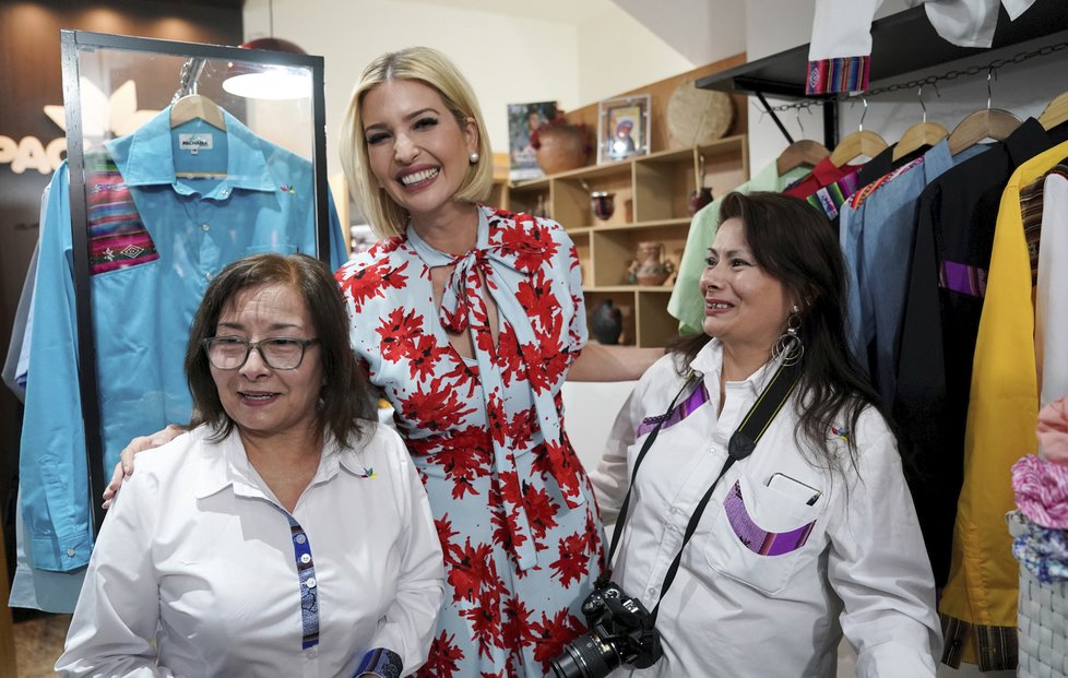 Ivanka Trumpová na zahraniční cestě v Jižní Americe