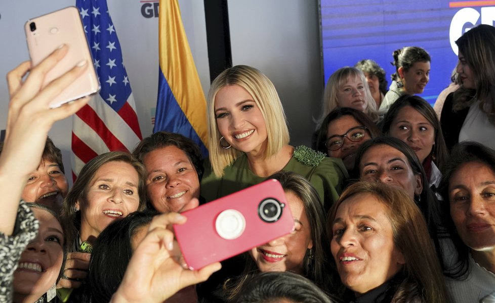 Ivanka Trumpová na zahraniční cestě v Jižní Americe