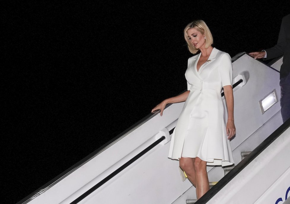 Ivanka Trumpová na zahraniční cestě v Jižní Americe.