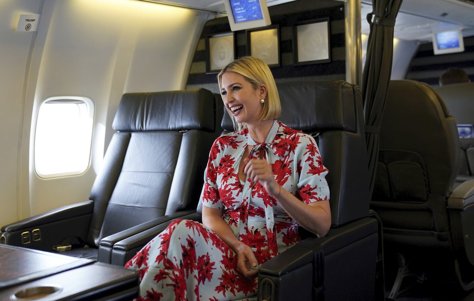 Ivanka Trumpová na zahraniční cestě v Jižní Americe.