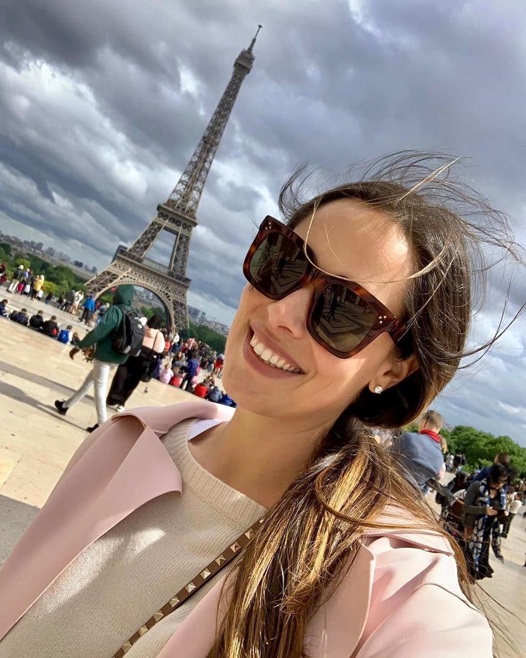 U krásné Eiffelovky nádherná Ana Ivanovičová