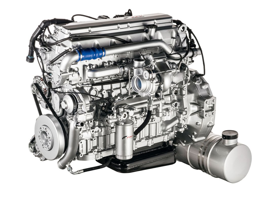 Motor Cursor 8 CNG vykazuje velmi nízkou hlučnost a hodí se dobře i k nočnímu svozu odpadu
