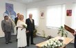 Svatba Ivety Bartošové na radnici v Uhříněvsi.