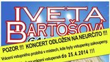Iveta Bartošová ruší koncerty: Blíží se další pohroma?