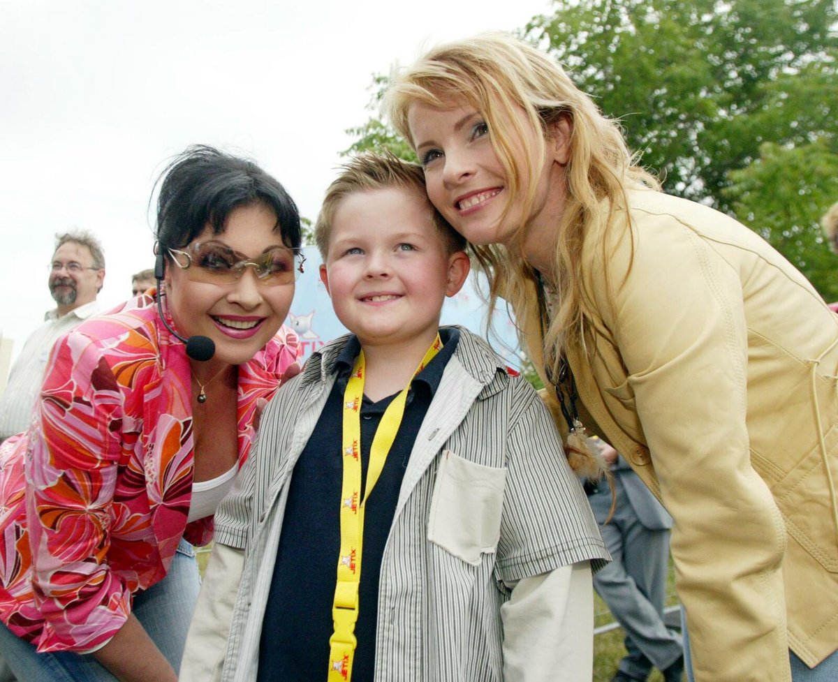 2005, Dáda s Ivetou a malým Arturem.