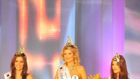 Trojice vítězek soutěže Česká miss 2009