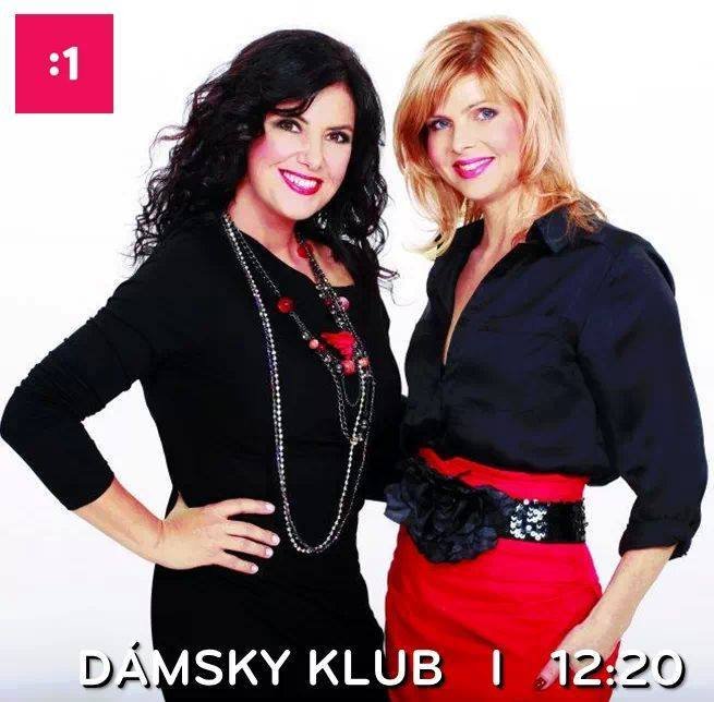 Iveta Malachovská (vlevo) uvádí slovenský pořad Dámský klub.