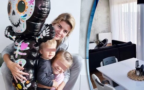 Moderátorka Iveta Vítová si zařizuje byt, ve kterém bydlí jen s dětmi po rozchodu s manželem.