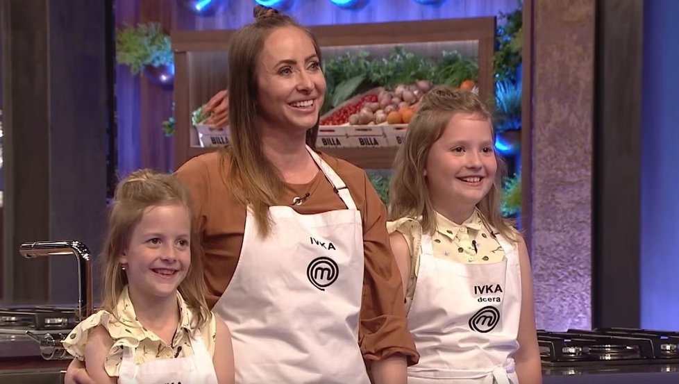 Ivka z Masterchefa a její dcery - Natálka a Paťka