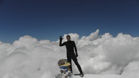 Horolezec Ivo Grabmüller zdolal nejvyšší vrcholy všech světadílů. Zde na hoře Elbrus.