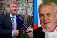 Zeman přijal Ištvana a vyjádřil mu podporu. Nečas hýká jako potrefená husa, naznačil prezident