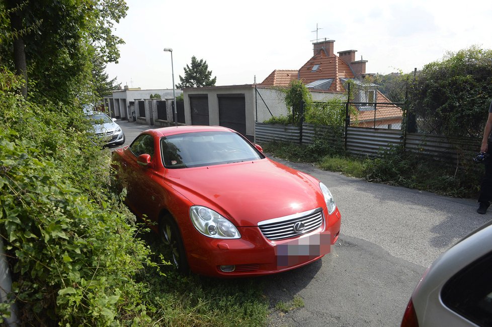 Auto, ve kterém spáchal sebevraždu Ivo Špes