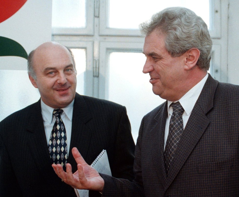 Ivo Svoboda s Milošem Zemanem