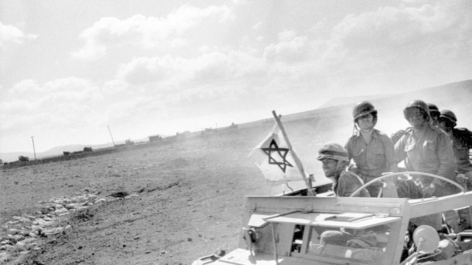 Jomkipurská válka mezi Izraelem a okolními arabskými státy v roce 1973