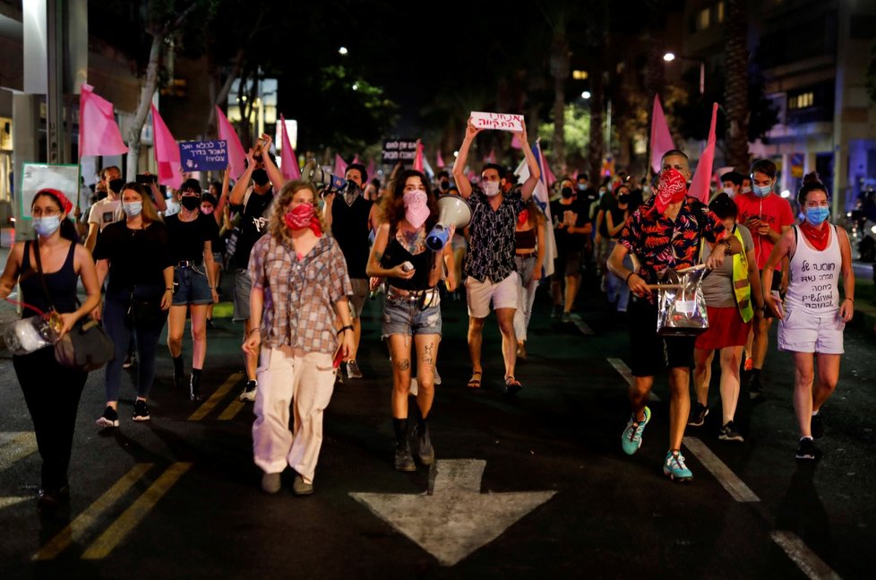 Protesty proti izraelské vládě