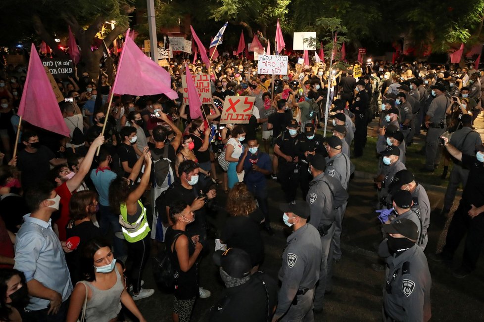 Protesty proti izraelské vládě