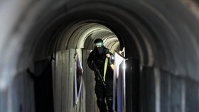 Tunel spojující Izrael s Pásmem Gazy