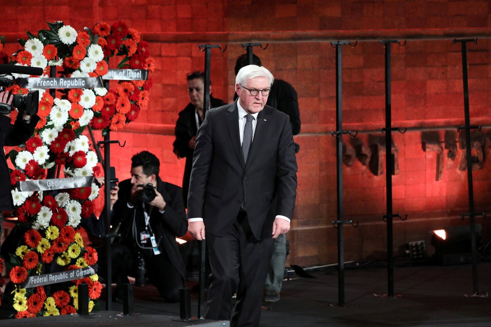 Německý prezident Frank-Walter Steinmeier na konferenci k holokaustu v Jeruzalémě