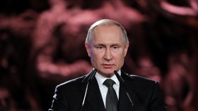 Vladimir Putin v Izraeli na konferenci k holokaustu při příležitosti 75. výročí osvobození Osvětimi (23.1.2020)