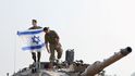 Izraelští tankisté u hranic s Pásmem Gazy (1. 1. 2024).