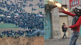 V Pásmu Gazy vypukly protesty, izraelská armáda zabila pět lidí