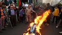 Protiizraelský protest v íránském Teheránu na podporu Palestinců (prosinec 2023)