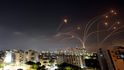 Izraelská města chrání systém protivzdušné obrany Iron Dome.