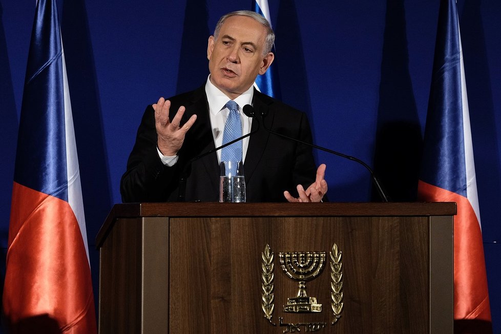 Česká vláda v Jeruzalémě: Mezivládní konzultace ČR a Izraele v listopadu 2014. Na snímku Benjamin Netanjahu