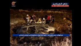 Izraelská raketa trefila v Libanonu auto s civilisty, 4 lidé zemřeli, z toho tři děti, uvedl Libanon (5.11.2023)