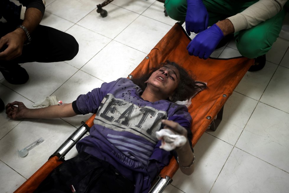 Útok na nemocnici v Gaze (3. 1. 2024)