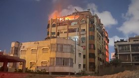 Izrael v Pásmu Gazy zaútočil na Islámský džihád (9.5.2023)