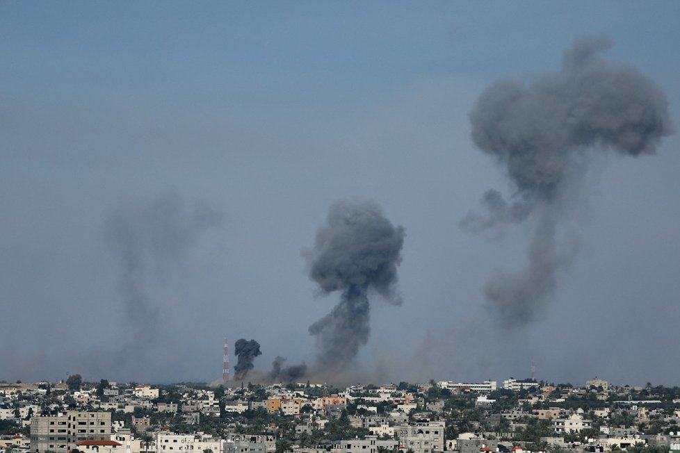 Odvetný útok Izraele na Gazu (7.10.2023)