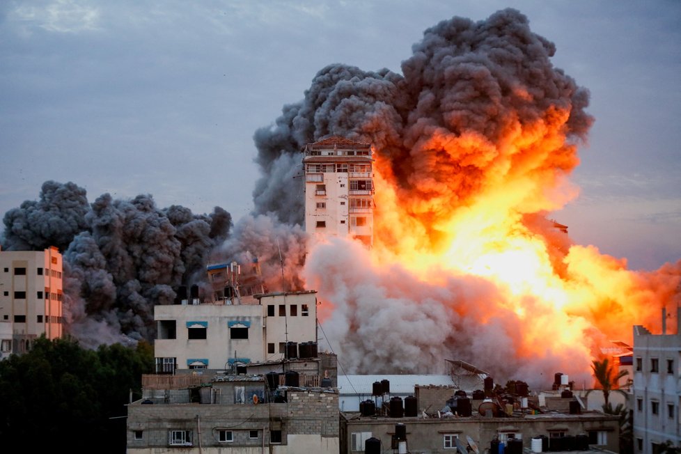Odvetný útok Izraele na Gazu (7.10.2023)
