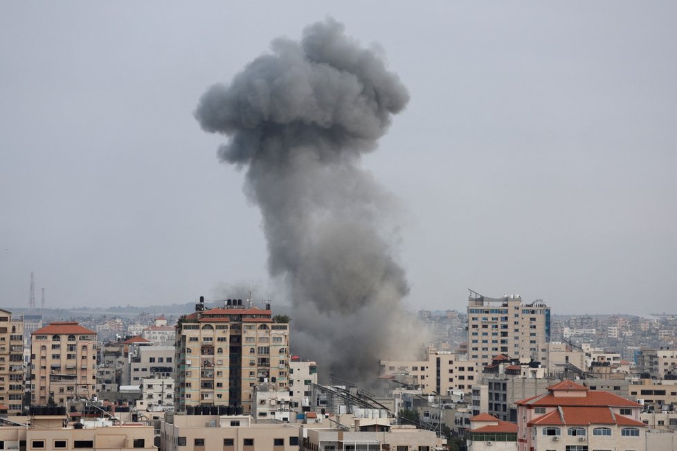 Odvetný útok izraele na Gazu (8.10.2023)