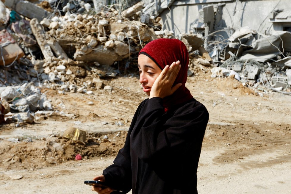 Odvetný úder Izraele v Gaze: Lidé prchají ze svých domovů (8.10.2023)
