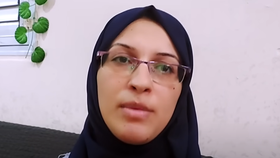 Novinářka Jumana Emadová z Pásma Gazy.