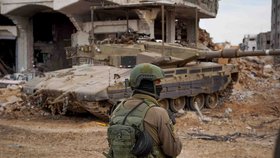 Izraelští vojáci v Pásmu Gazy. (1.12.2023)