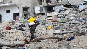 Bombardované Pásmo Gazy (březen 2024)