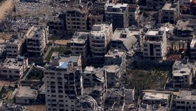 Pásmo Gazy bombardované Izraelem (březen 2024)