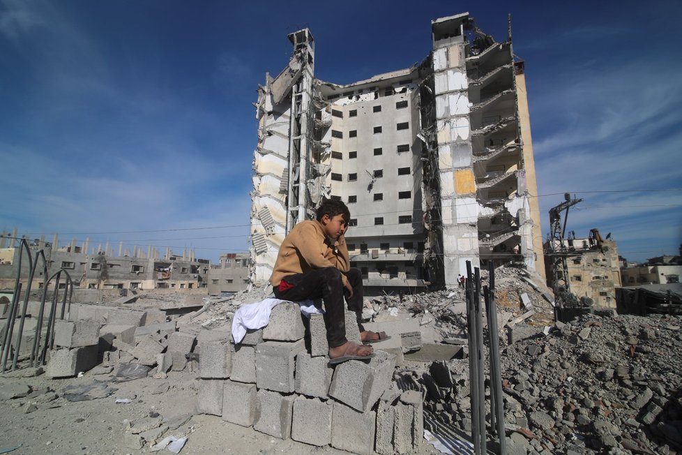 Pásmo Gazy bombardované Izraelí (březen 2024)