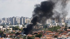 Palestinci vypálili z Gazy salvy raket na Izrael (7.10.2023)