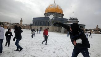 Počasí se zbláznilo. Jeruzalém pod sněhem, v Káhiře sněžilo po více než sto letech