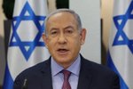 Benjamin Netanjahu v Tel Avivu (31. 12. 2023).