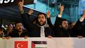 Trumpovo prohlášení vyvolalo protesty v Palestině i v Turecku