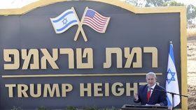 Izrael pojmenoval po americkém prezidentovi Donaldu Trumpovi osadu na Golanských výšinách