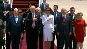 Americký prezident přiletěl na návštěvu Izraele