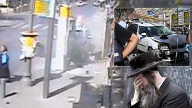 Palestinský motorista najel škodovkou do lidí na autobusové zastávce v Jeruzalémě.