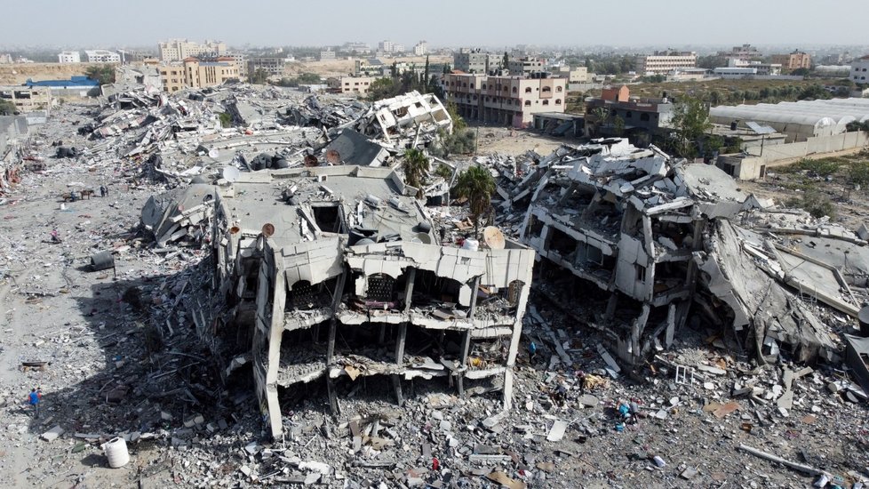 Zdevastovaná Gaza (26.11.2023)