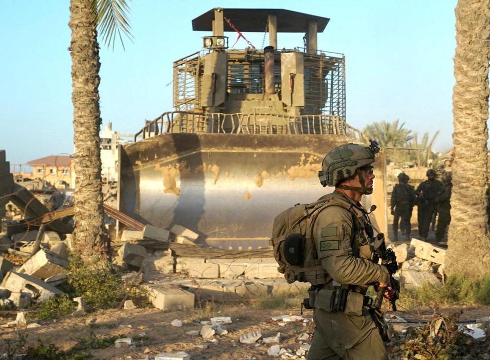 Izraelští vojáci operují v Pásmu Gazy (11.11.2023)